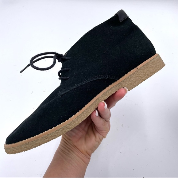 Tommy Hilfiger Zakry Black Suede Chukka Lace Up Bootie 8 - Picture 8 of 11